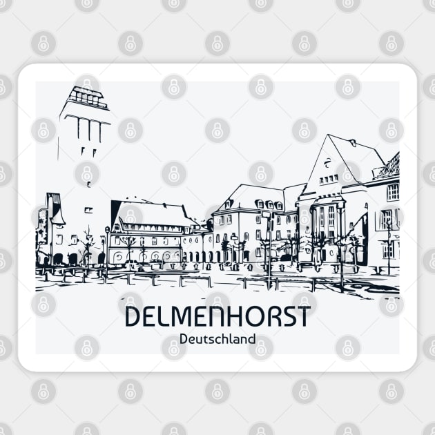 Delmenhorst - Deutschland Magnet by Lakeric